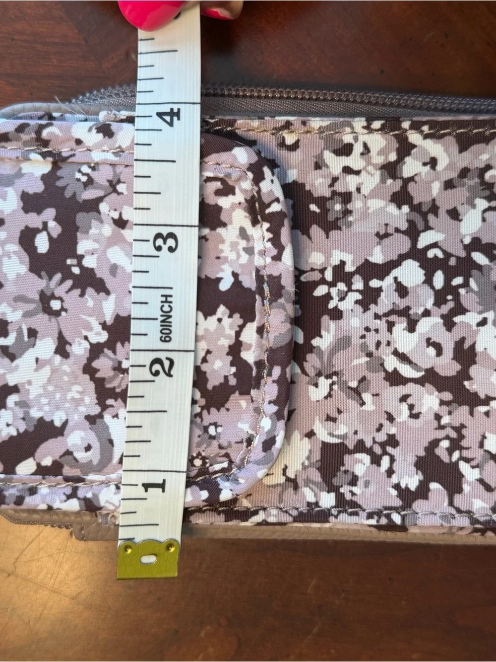 Isaac Mizrahi New York Floral Chain Crossbody Phone Pouch/Wallet